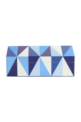 Small Sorrento Lacquer Box Blue