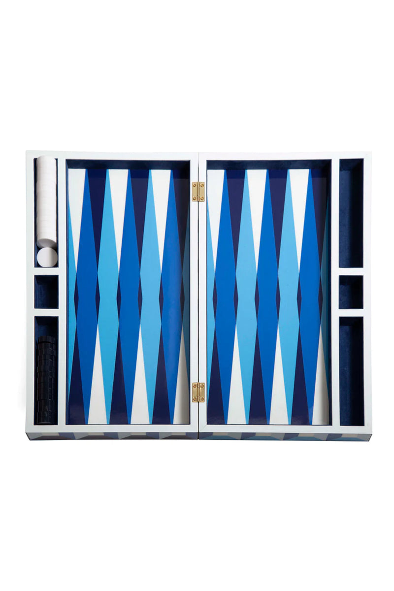 Sorrento Backgammon Set Blue