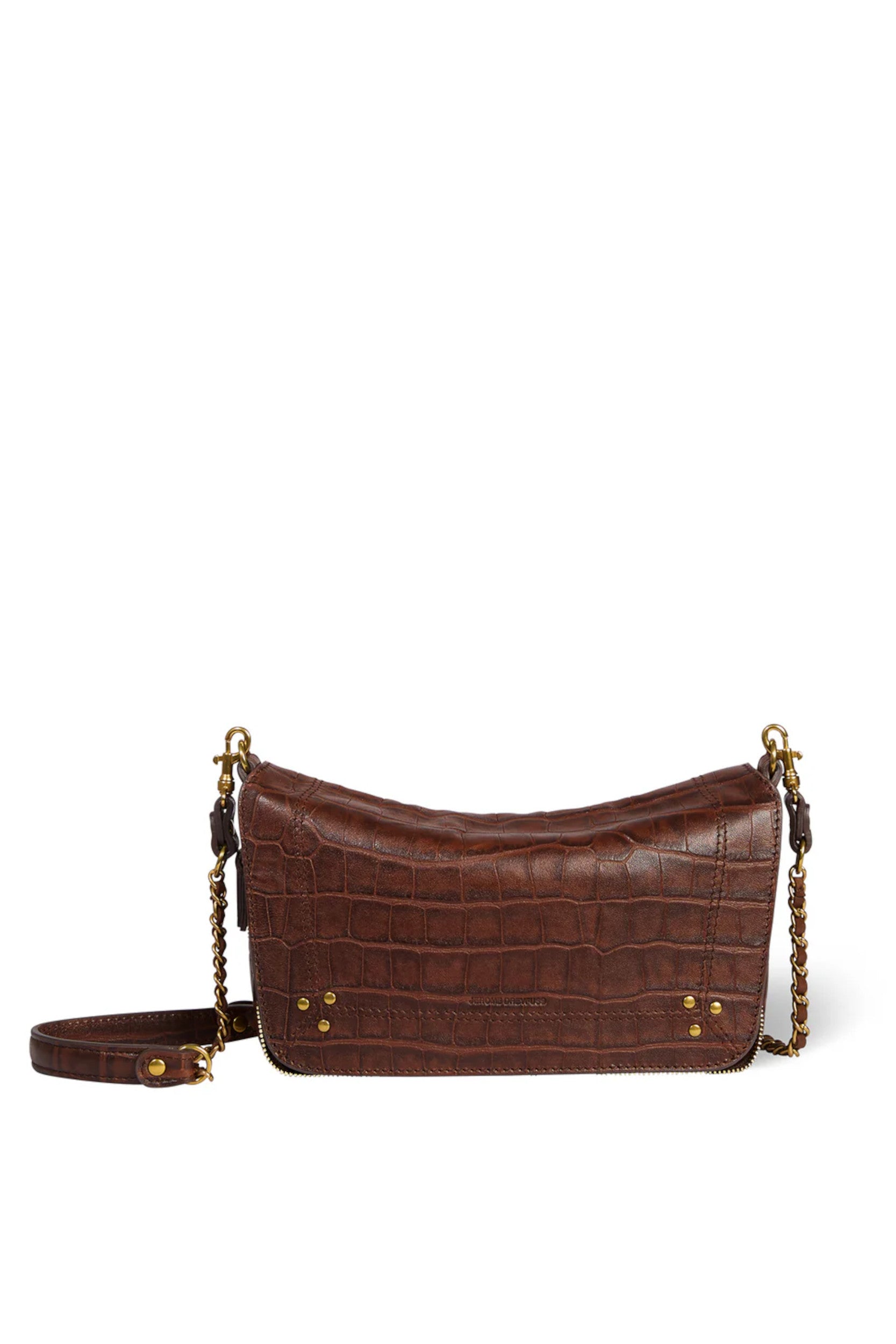 Bobi S Bag Croco Cigare