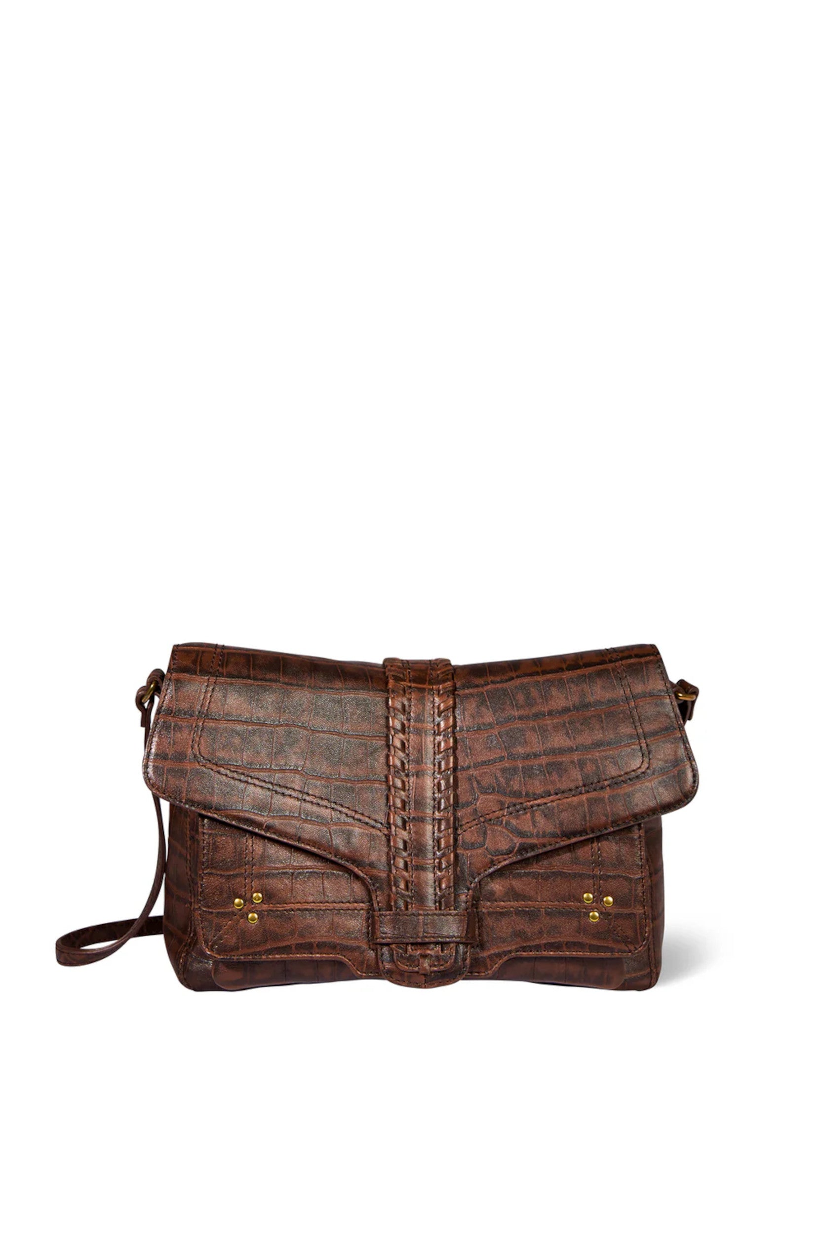 Harry M Bag Croco Cigare