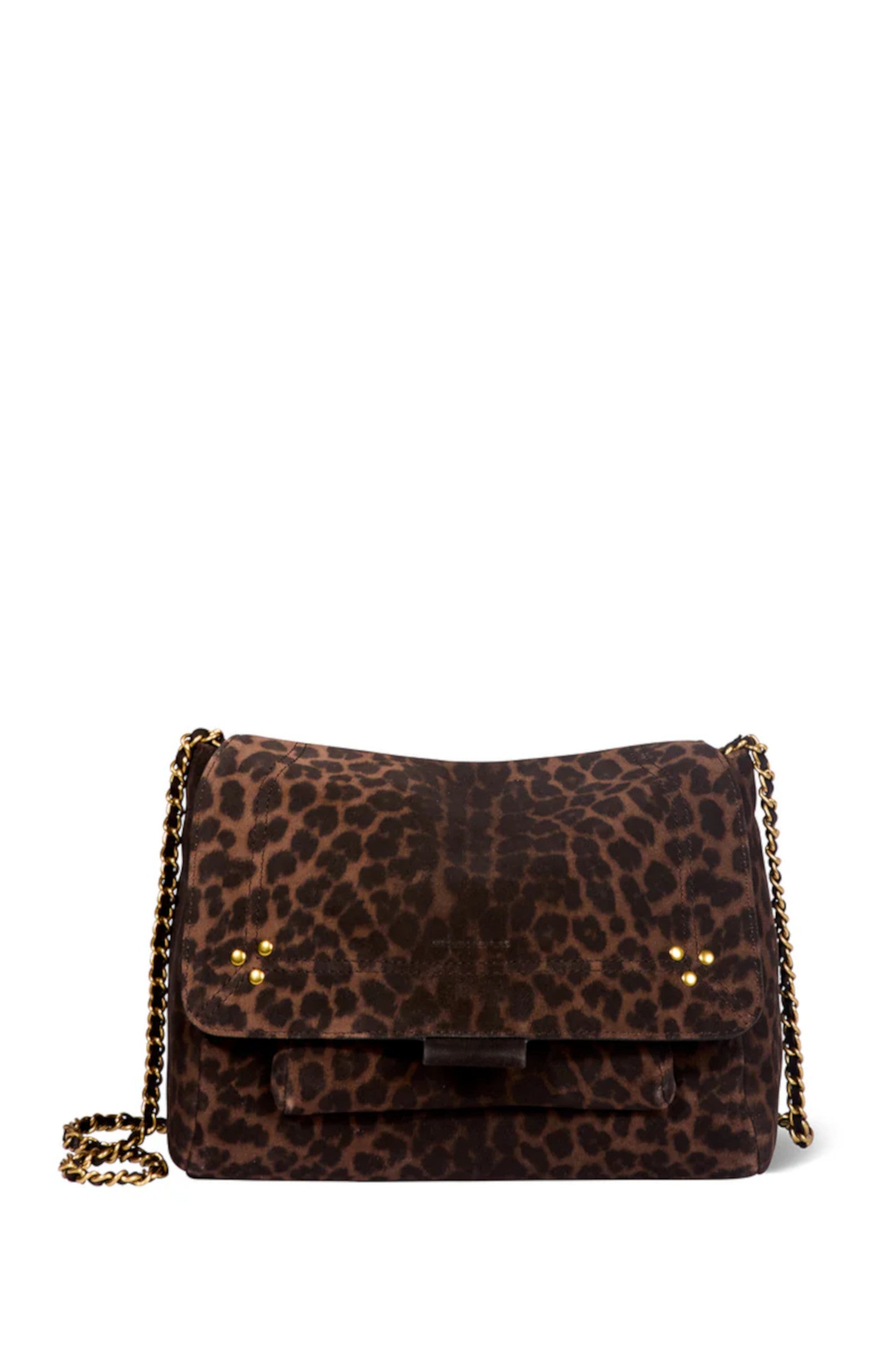 Lulu M Bag Natural Leopard