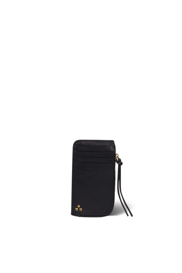 Clyde Card Holder Black Brass