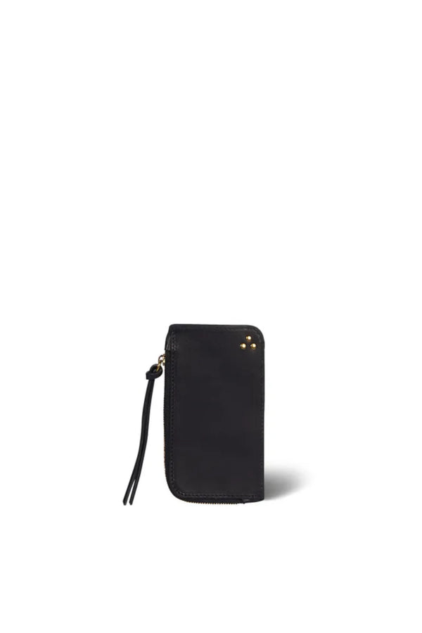 Clyde Card Holder Black Brass