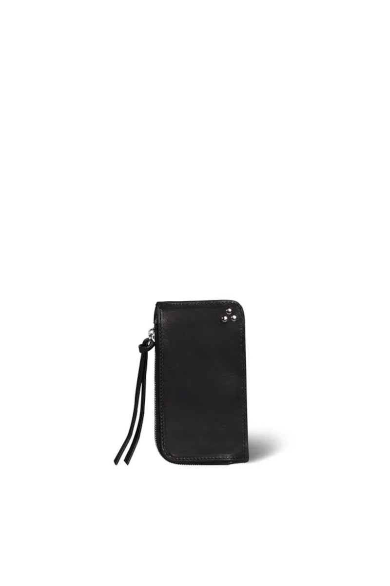 Clyde Card Holder Black Silver