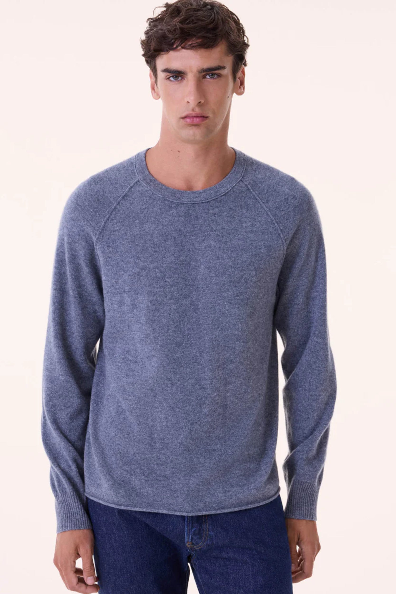 Balthazar Sweater Grey Mottled