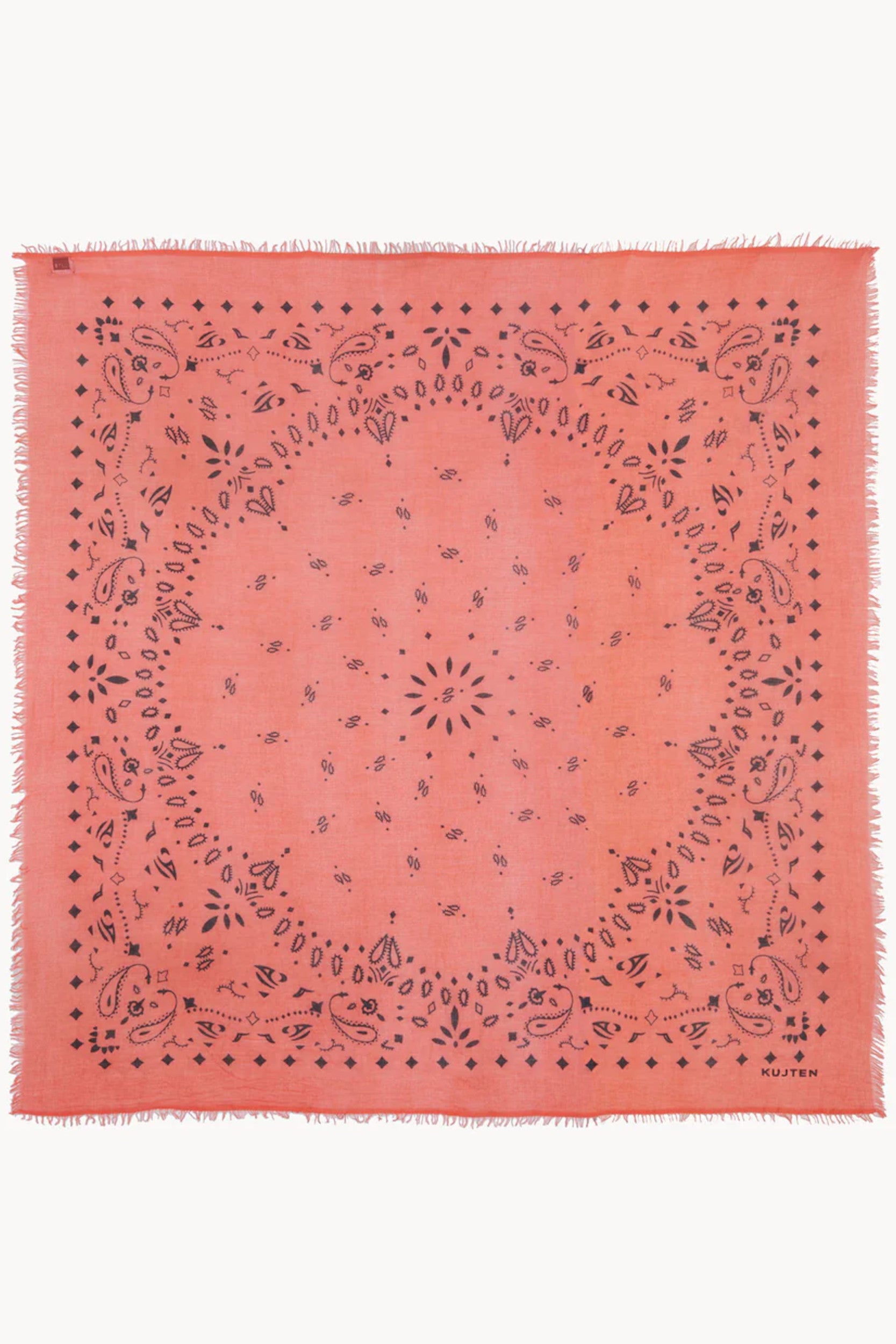 Effy Scarf Coral Neon