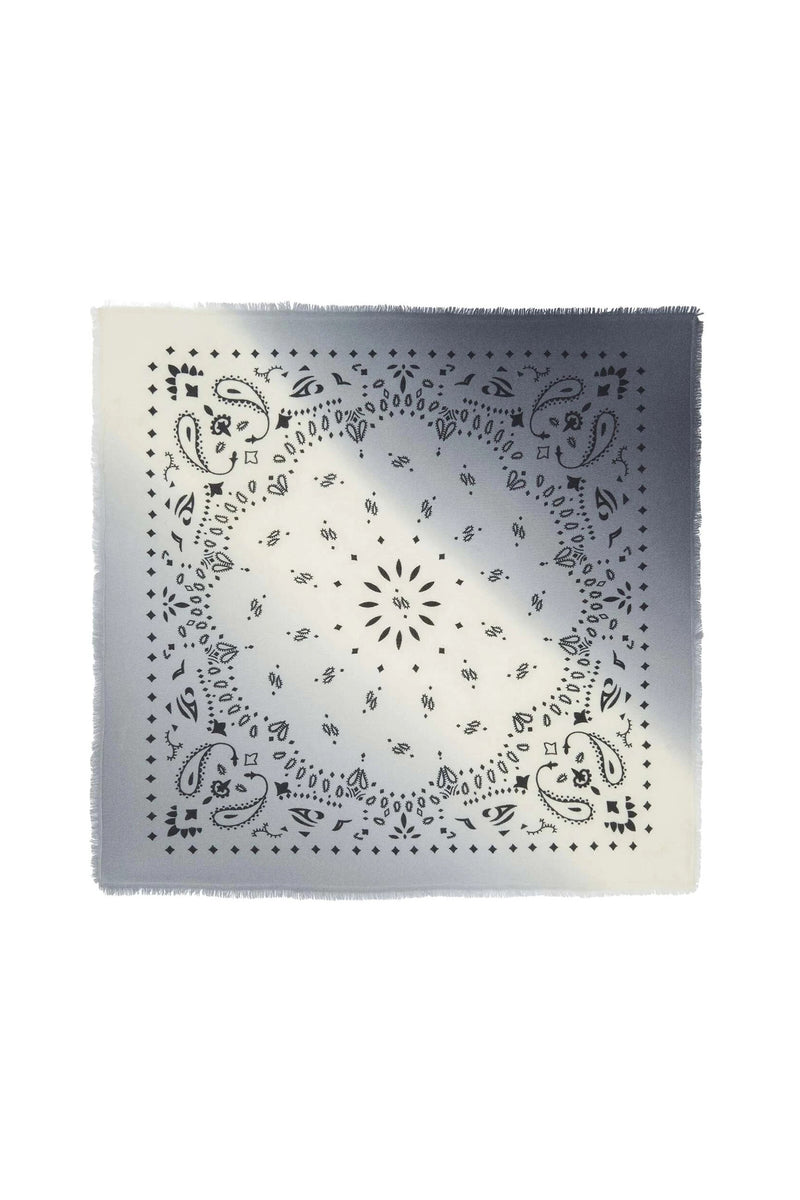 Hachiko Dip Dye Bandana Scarf Flannel