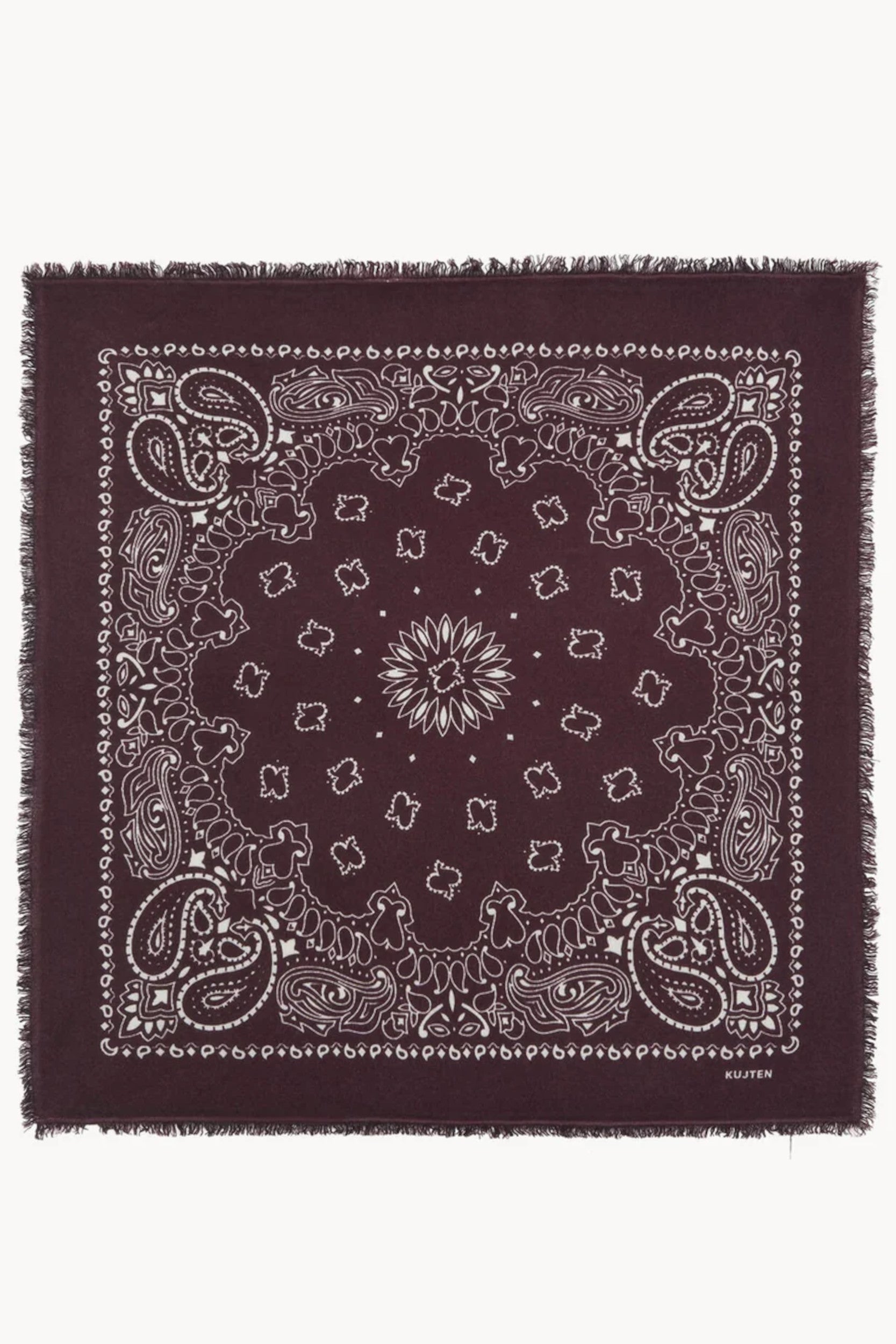 Hachiko Scarf Burgundy