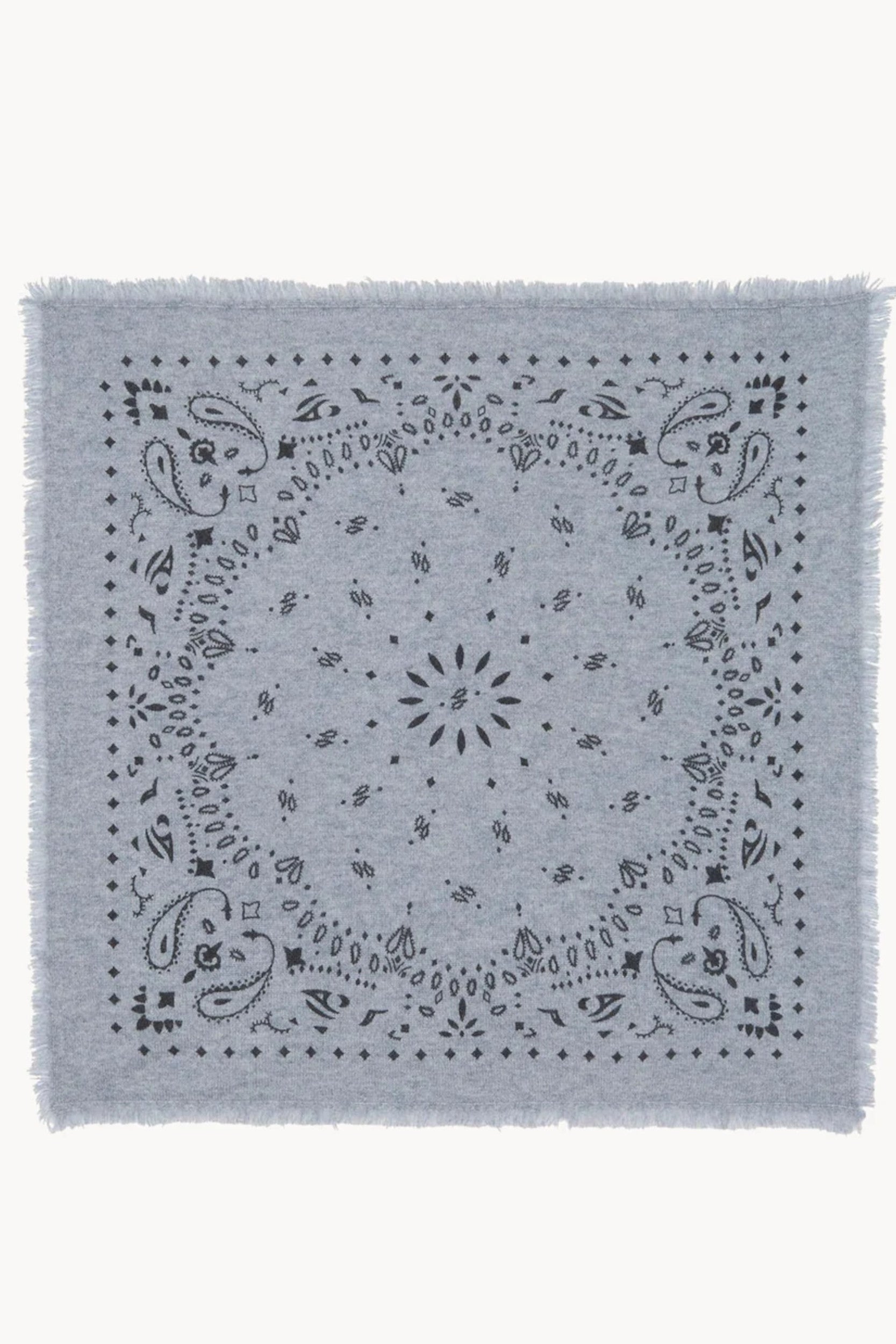 Hachiko Écharpe Gris Chiné — Kujten
