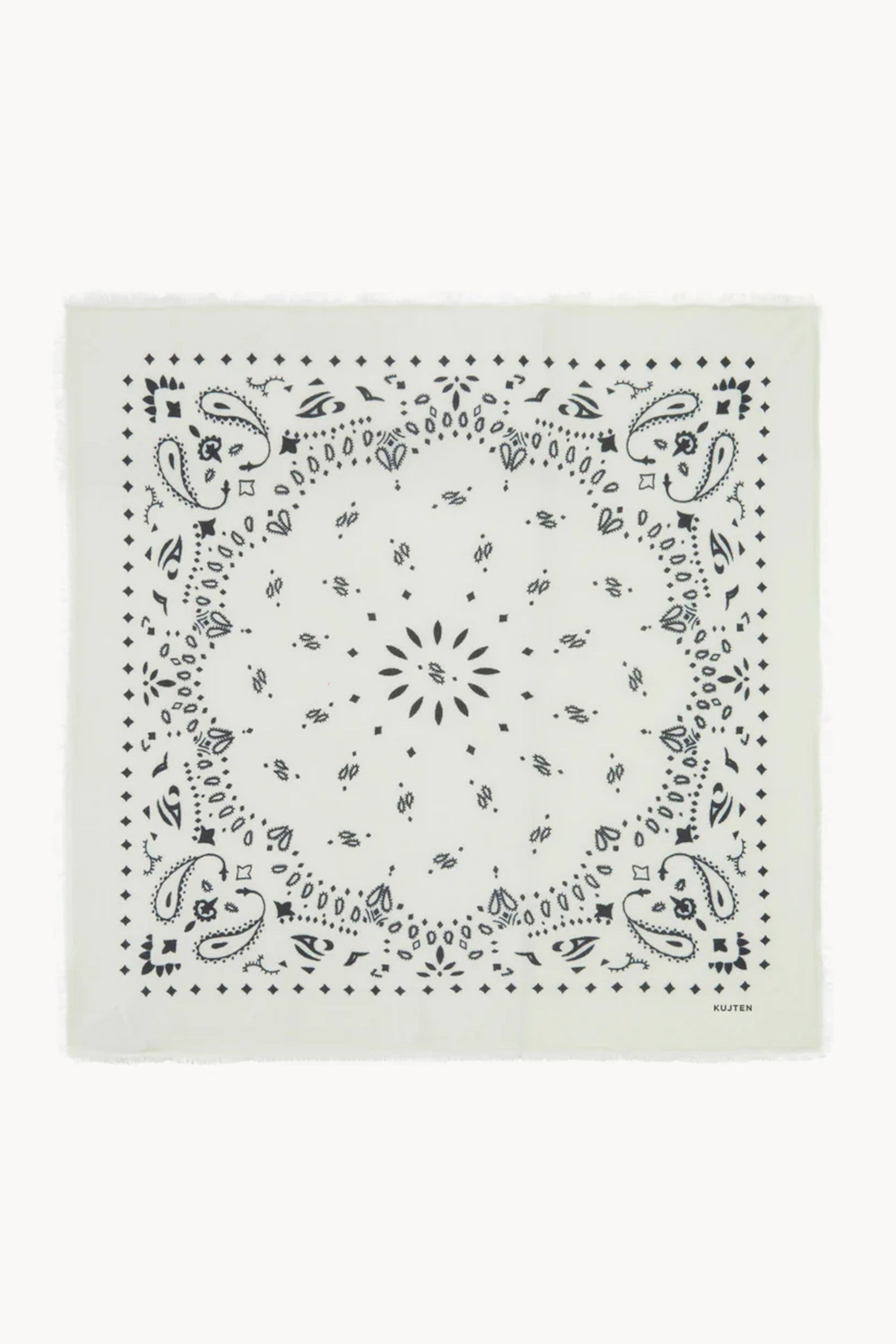 Hachiko Scarf White