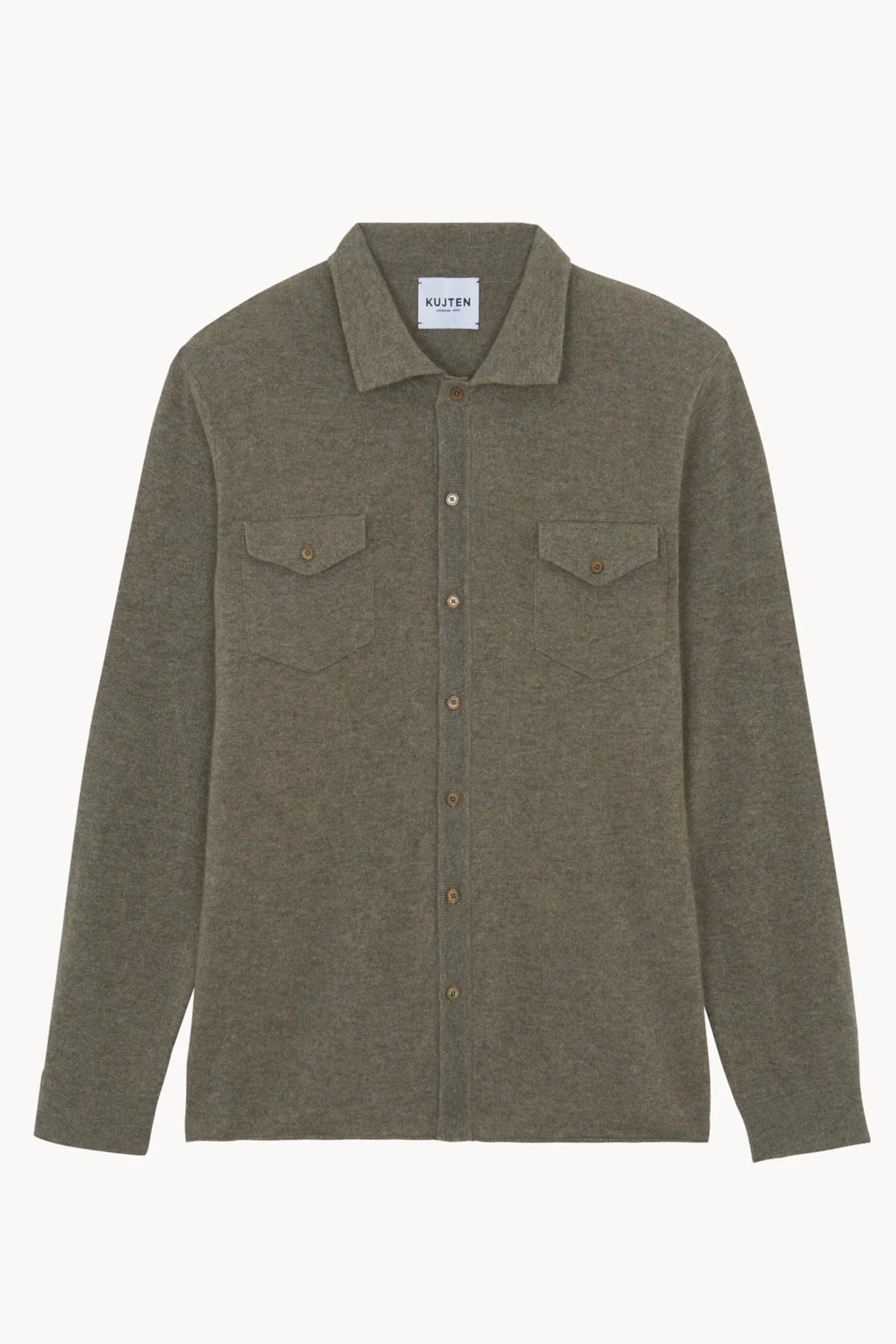 Julius Shirt Khaki Mottled