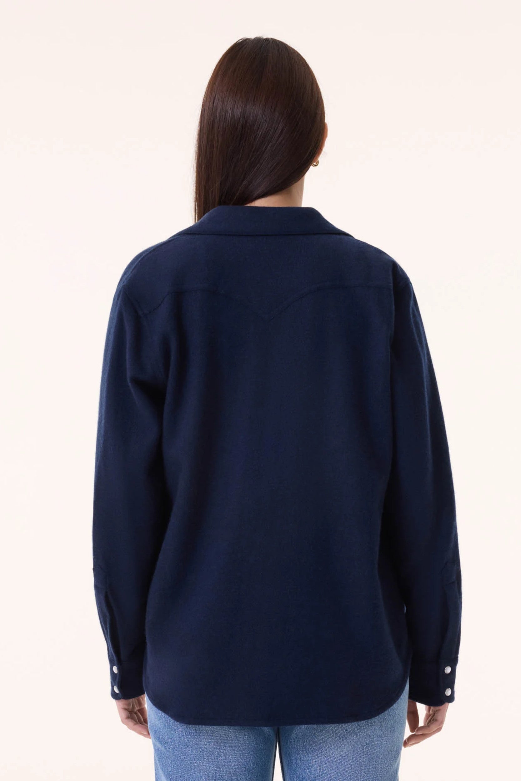 Lumber Plain Shirt Dark Navy