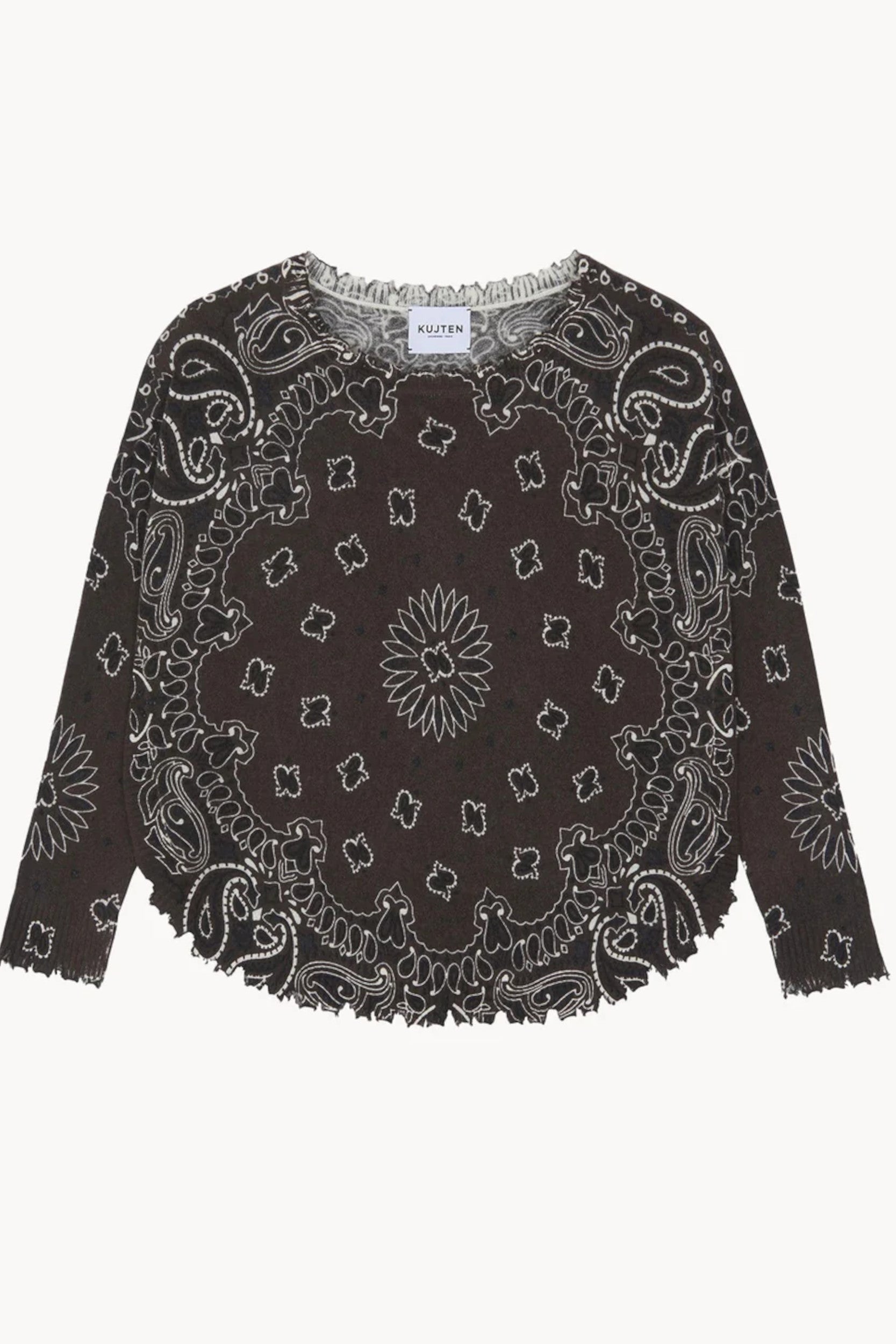 Mela Bandana Bico Sweater Brown