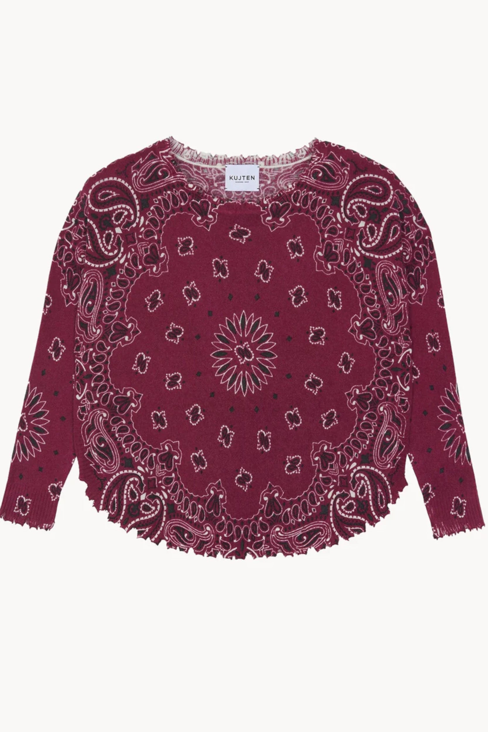 Mela Bandana Bico Sweater Wine