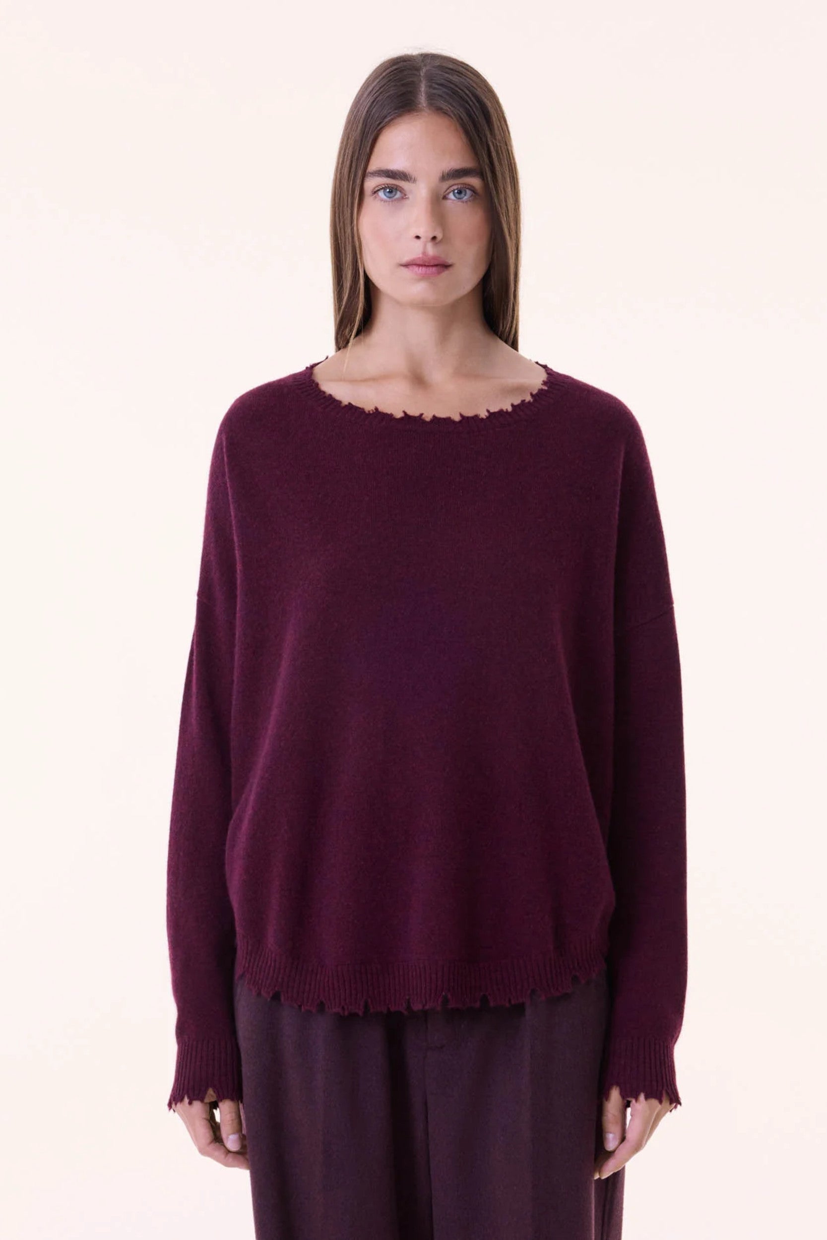 Mela Sweater Burgundy