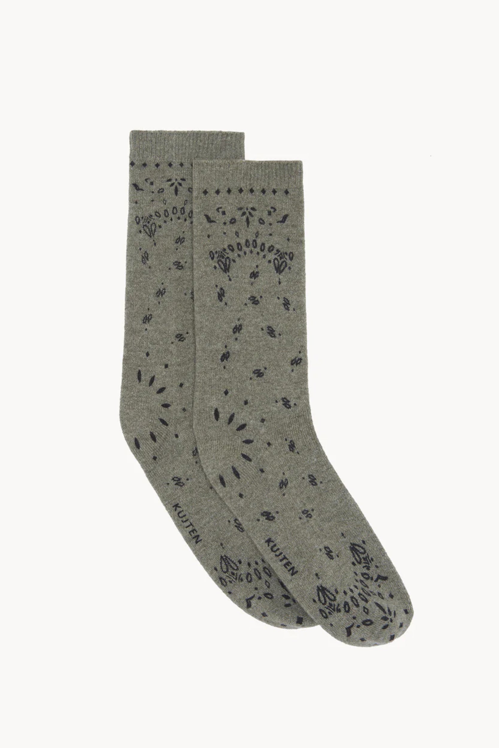 Sig Bandana Socks Khaki Mottled