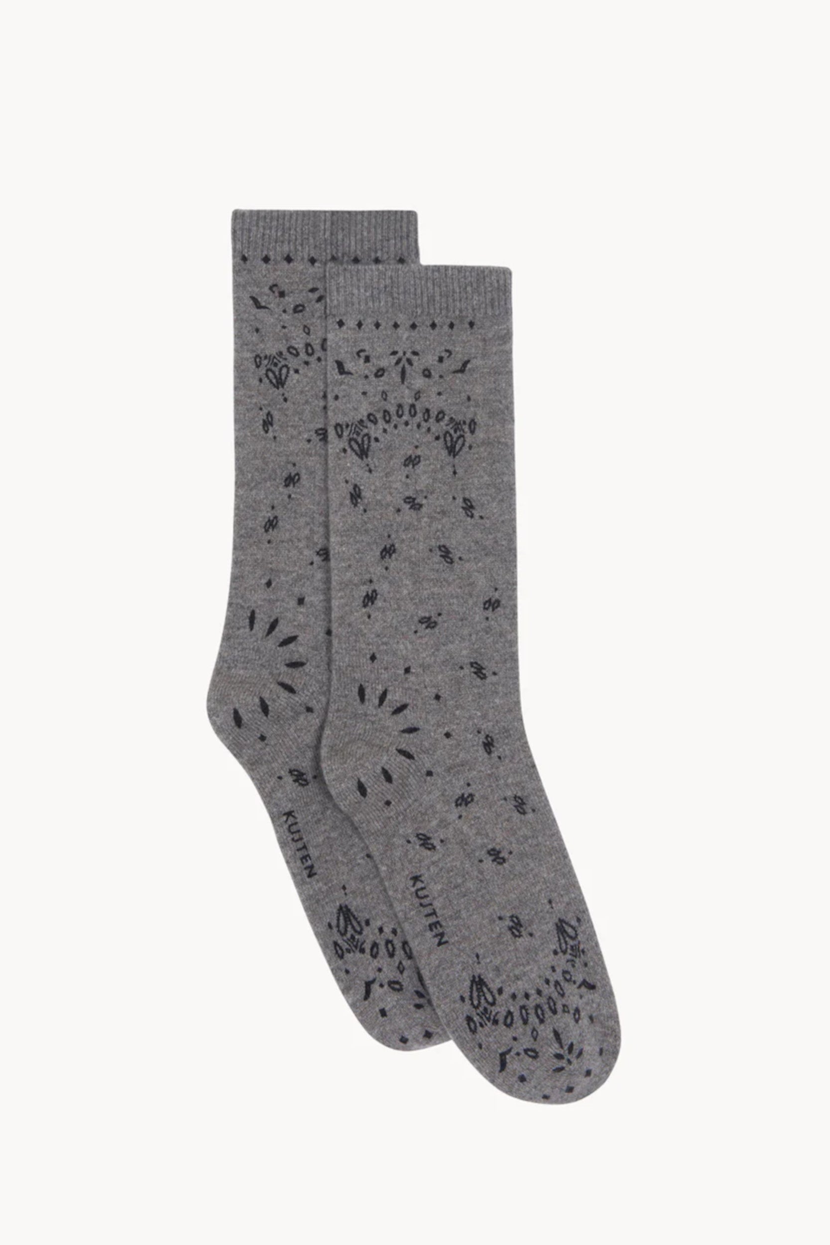 Sig Bandana Socks Taupe