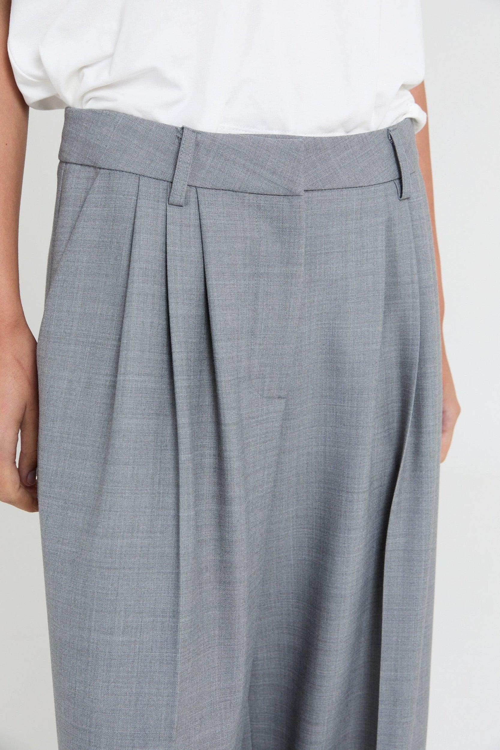 Camille Pants Grey Melange
