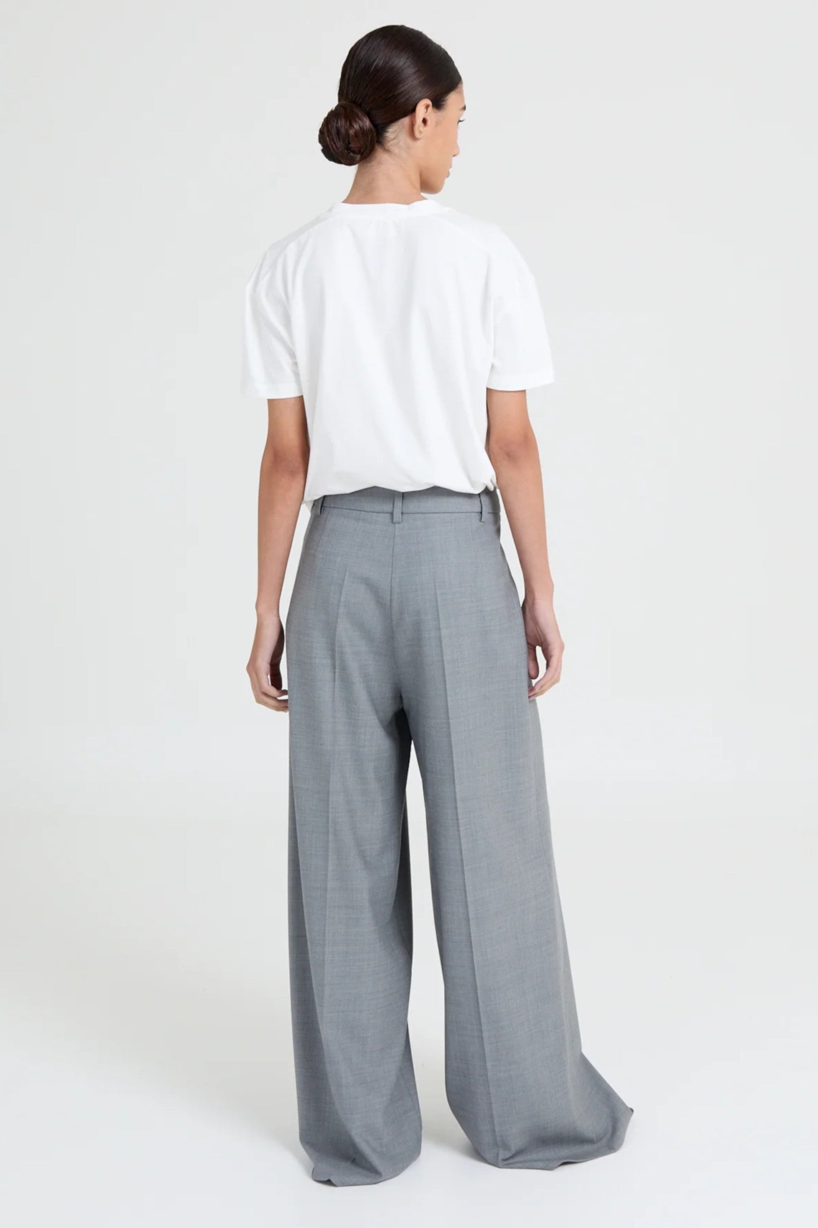 Camille Pants Grey Melange
