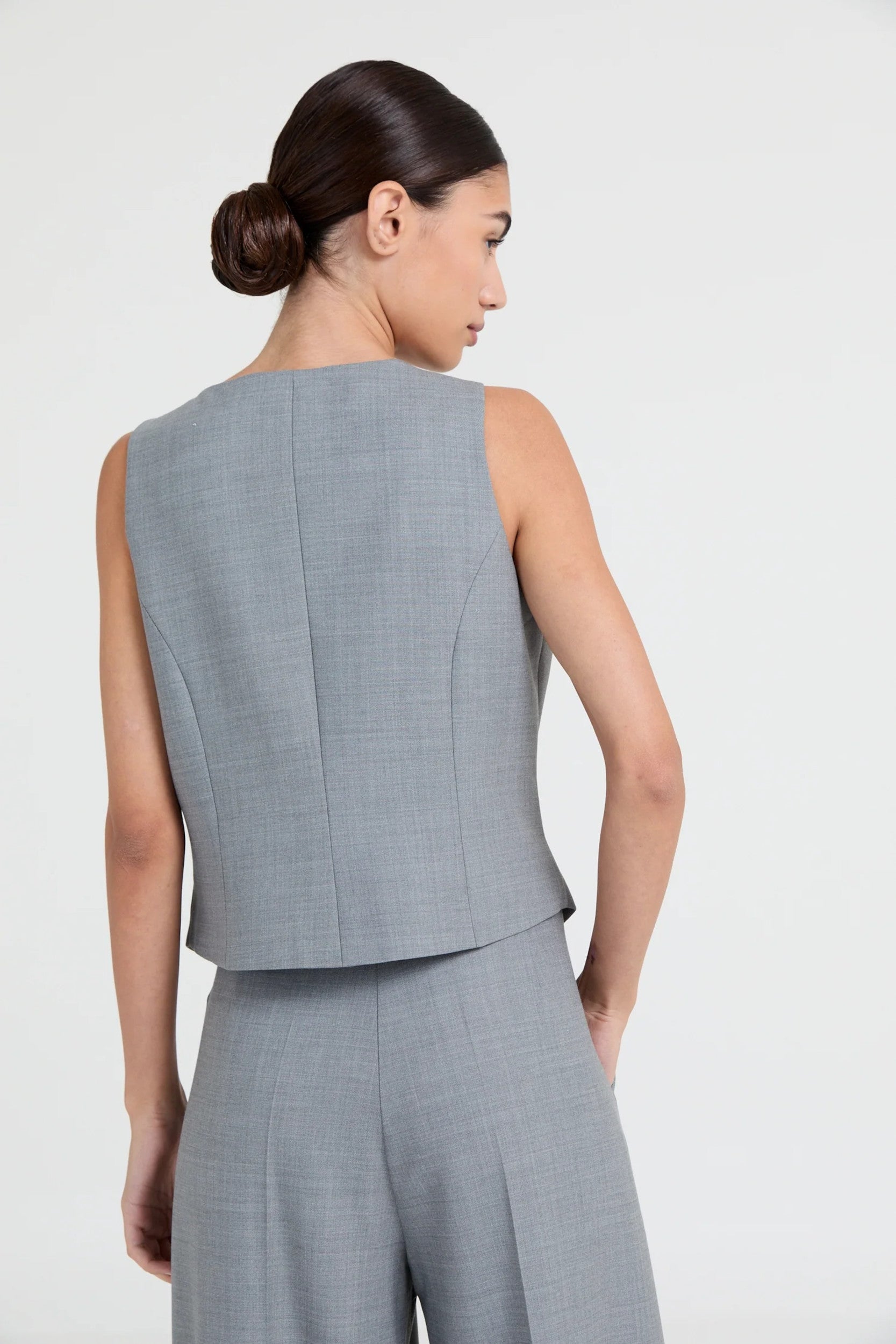 Julie Top Grey Melange