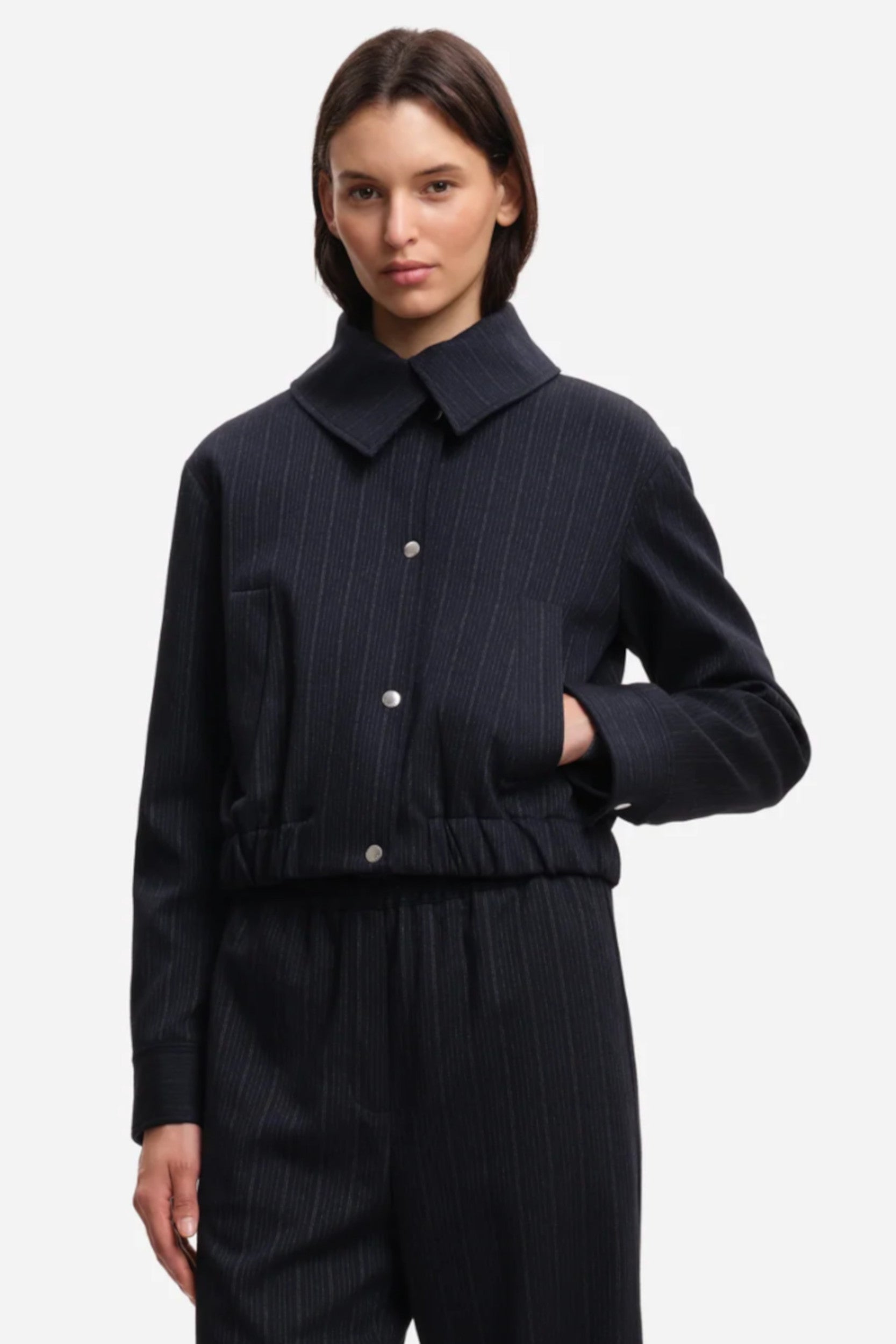 Anja Jacket Navy Stripes