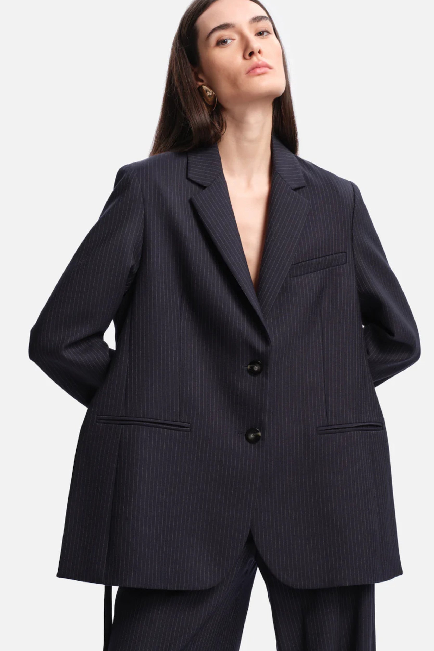 Chase Jacket Navy Stripes