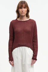 Judy Top Dark Terracotta