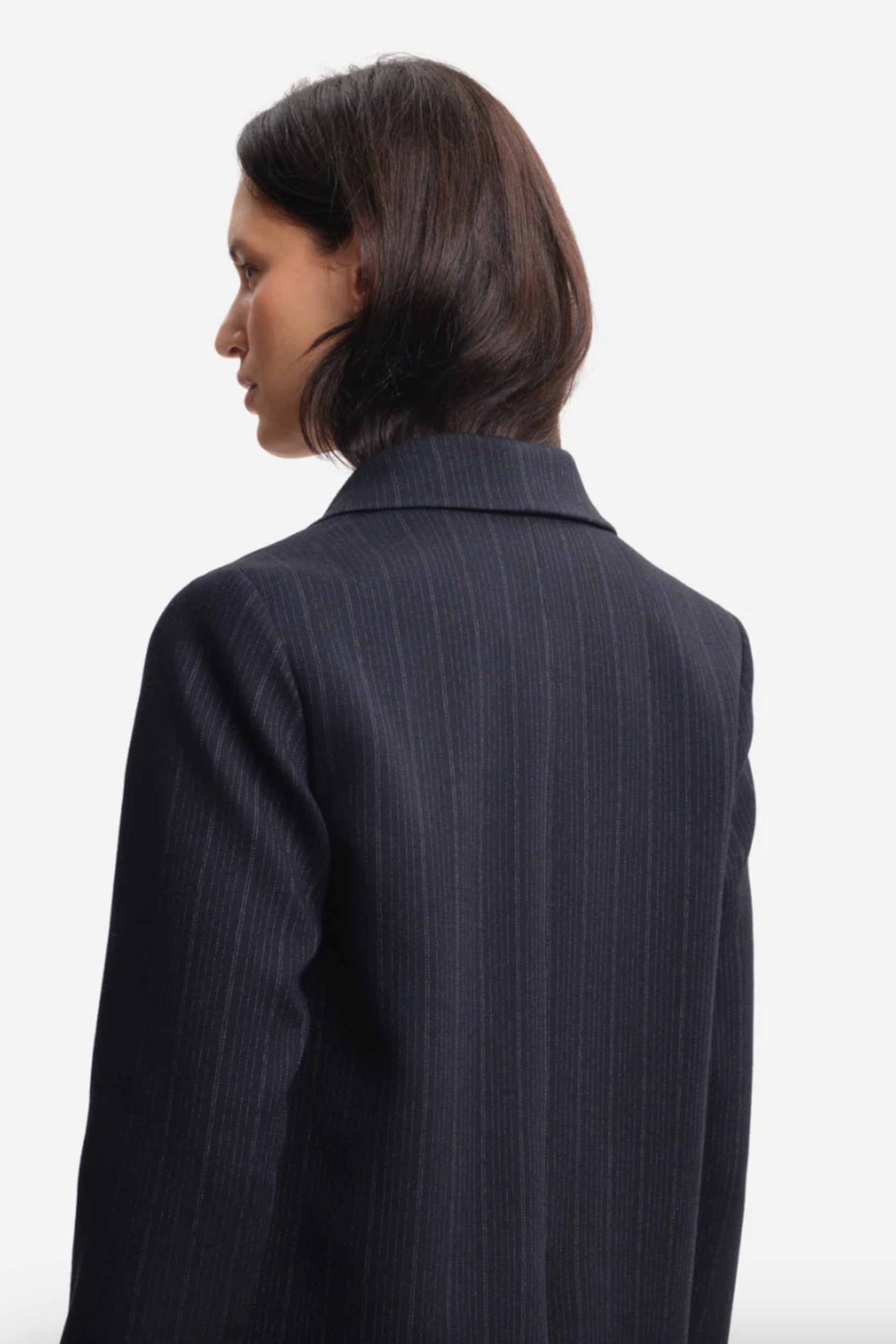 Norton Jacket Navy Stripes
