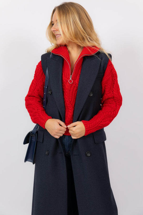 Cervia Coat Night Blue