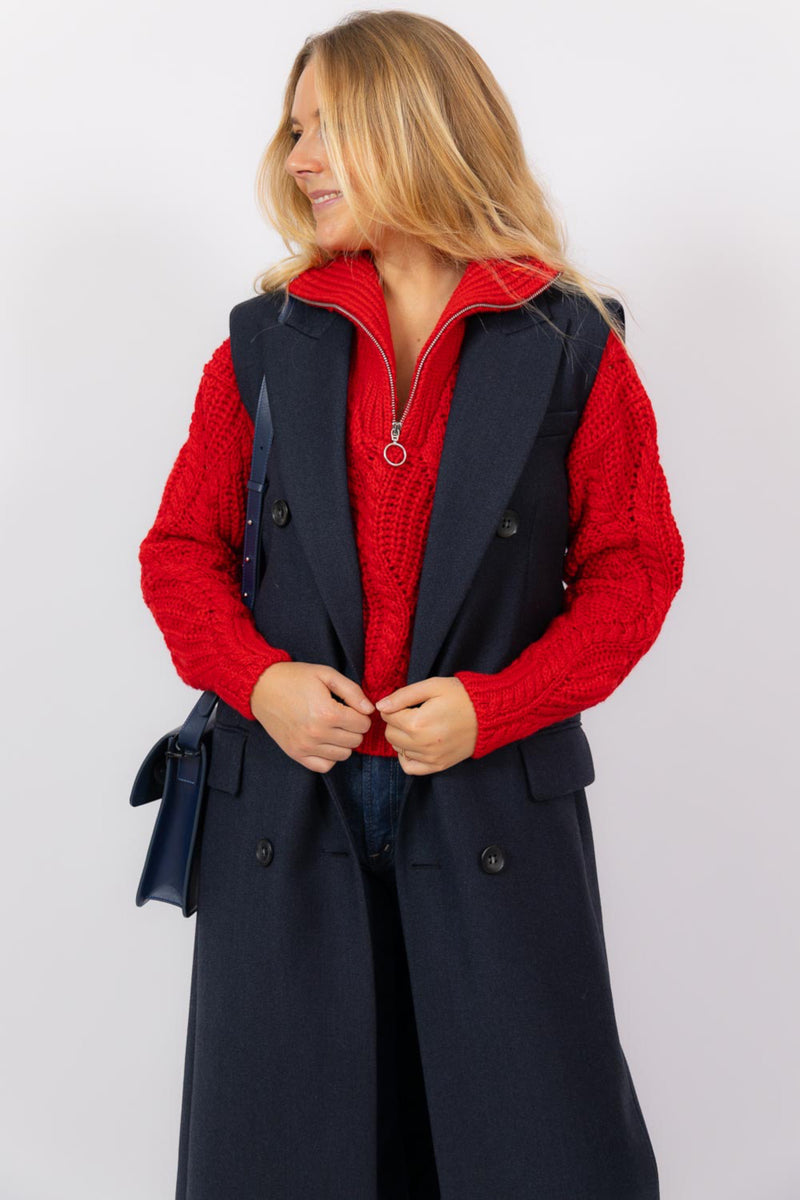 Cervia Coat Night Blue