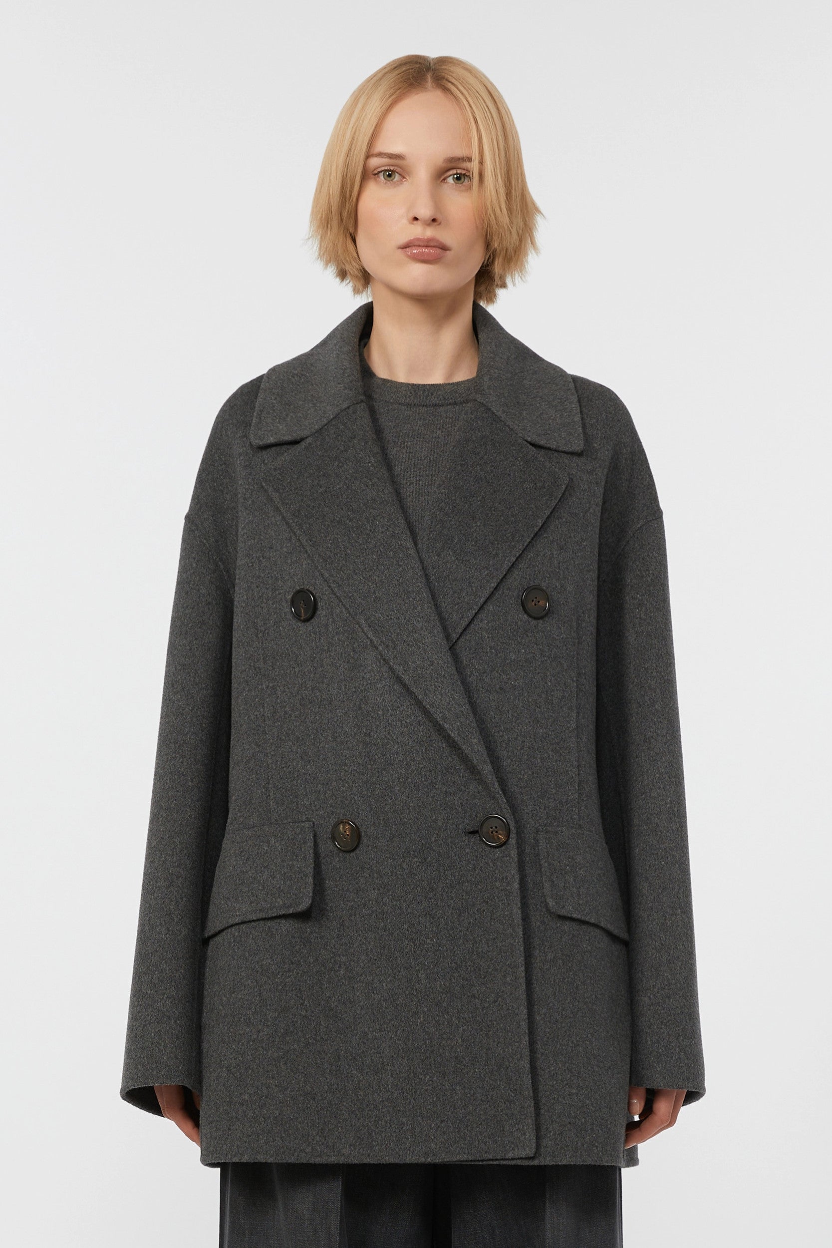 Ornella Coat Dark Grey