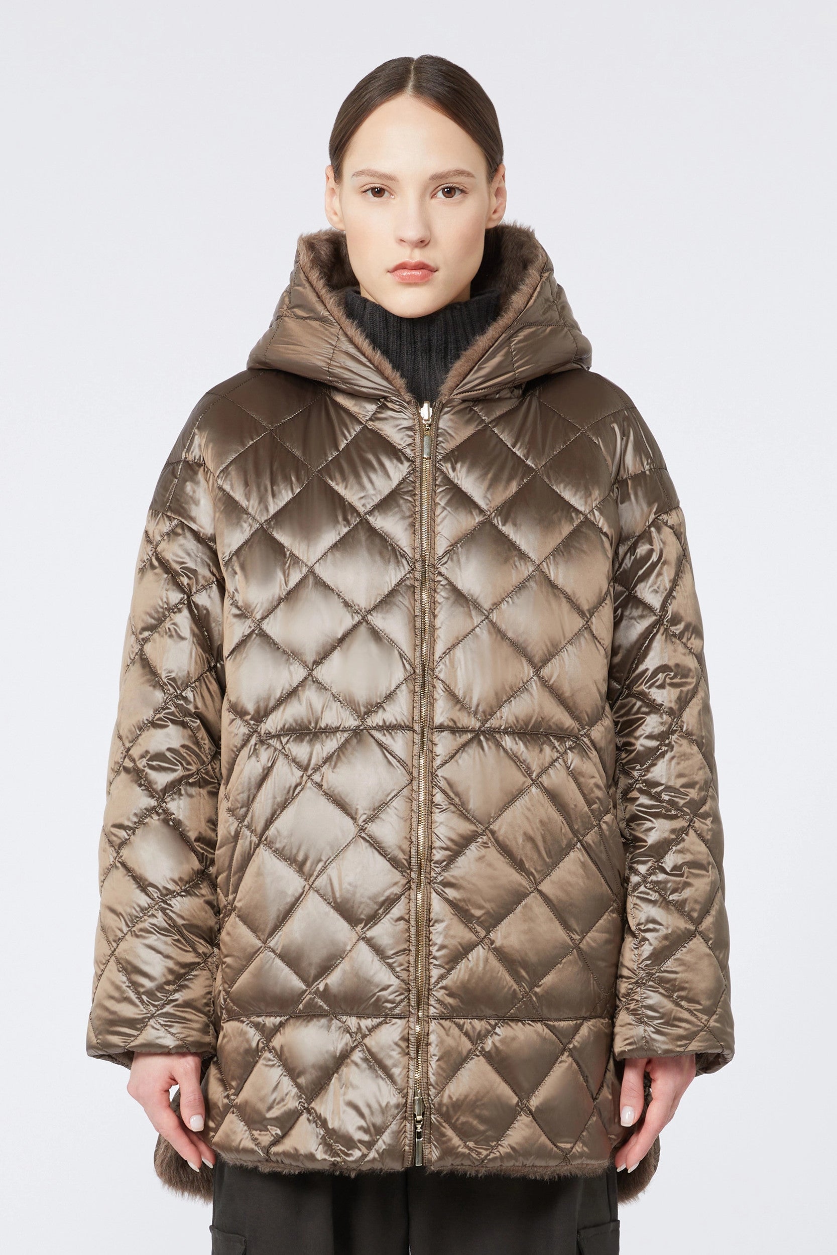 Spacefe Coat Visone