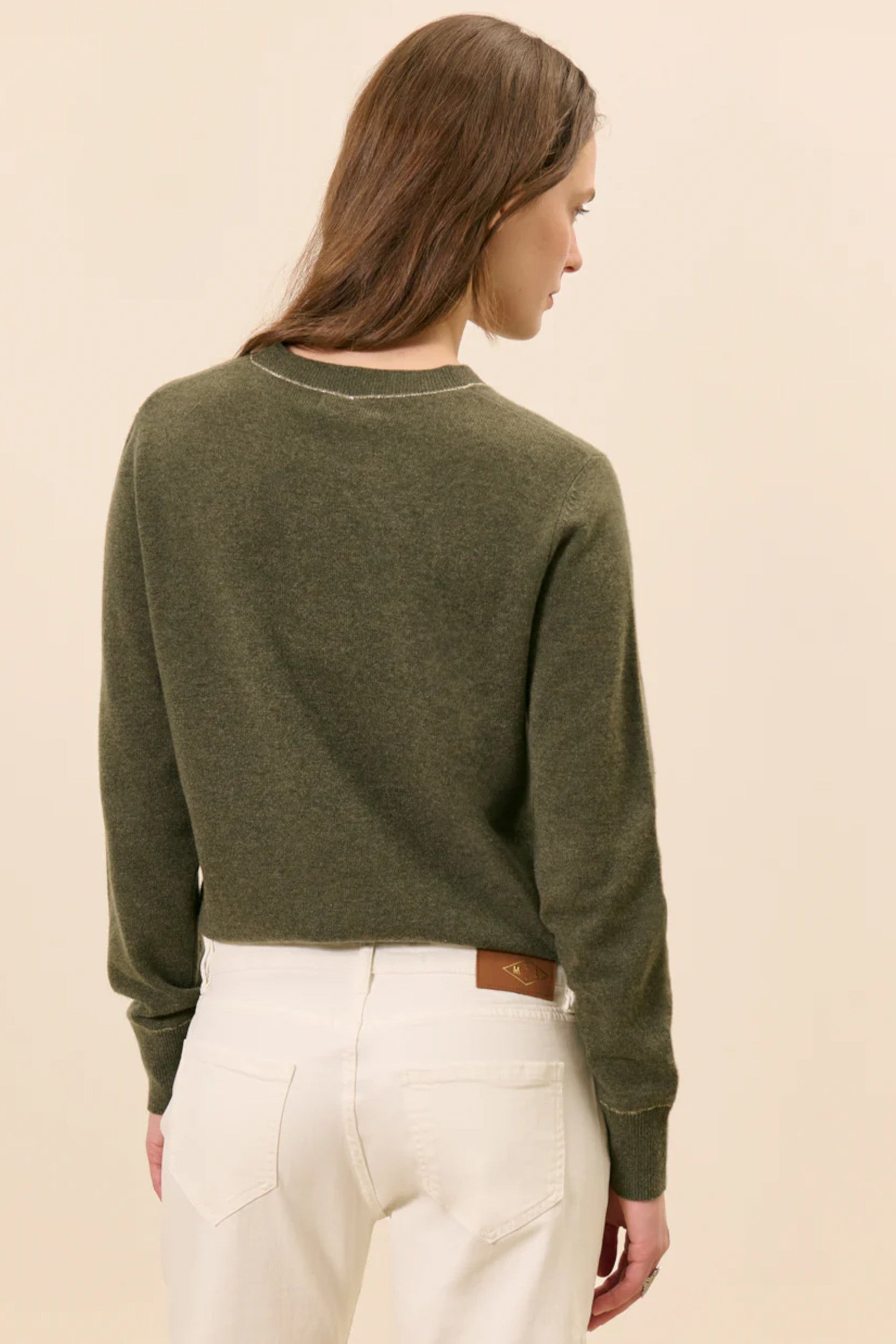 Auteuil Sweater Mottled Khaki