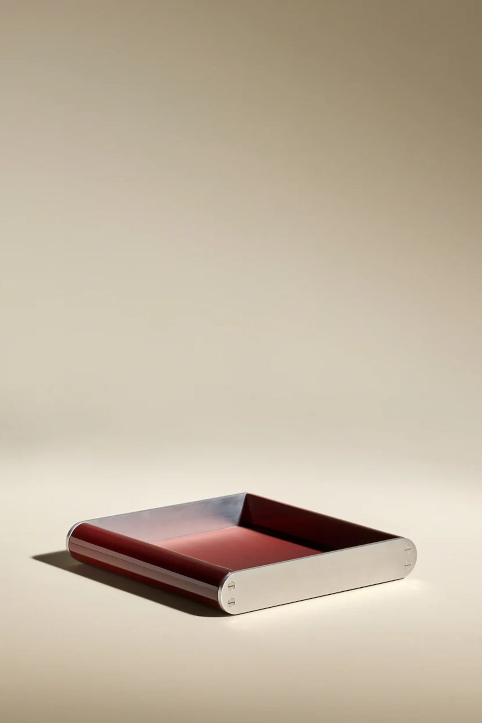 Oscar Trinket Bowl 25X25 Carmin