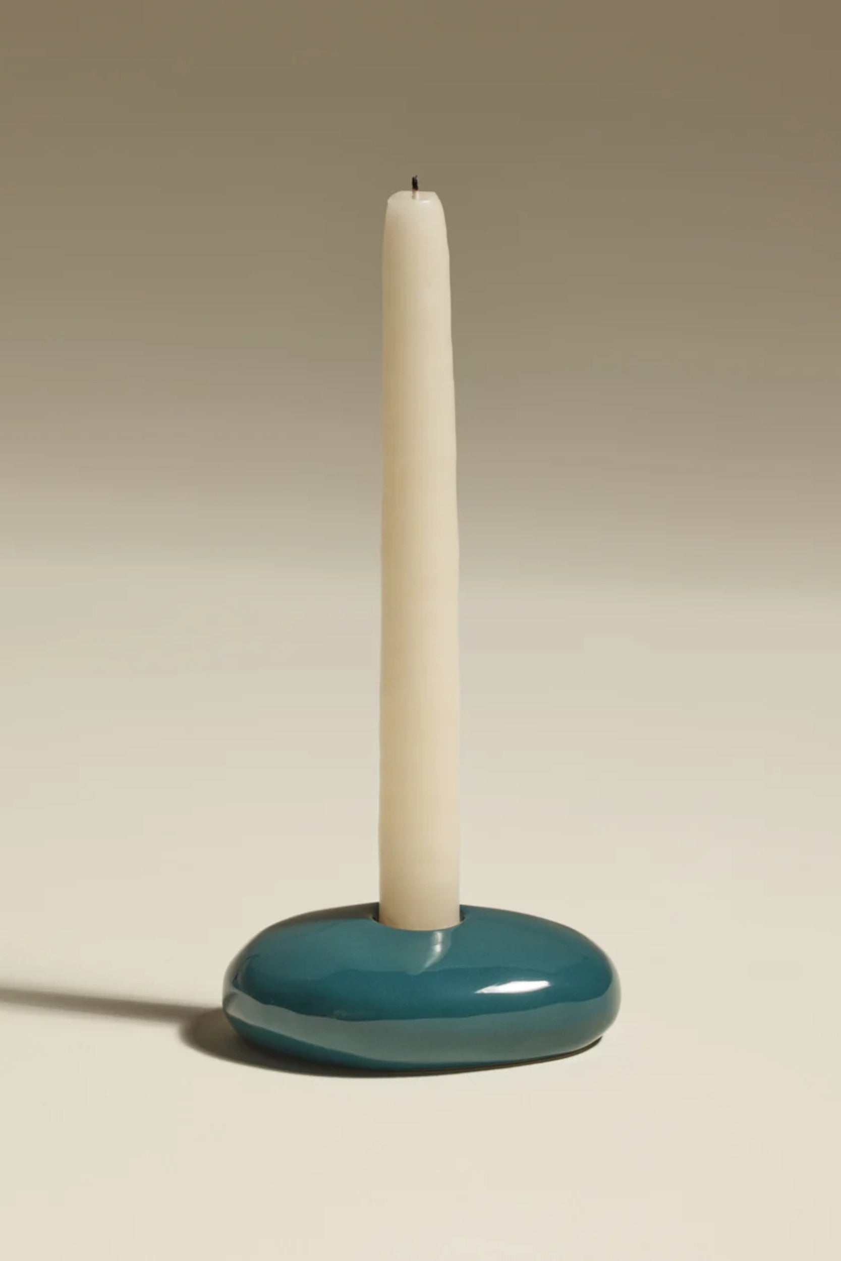 Stone Candlestick Bleu Sarah