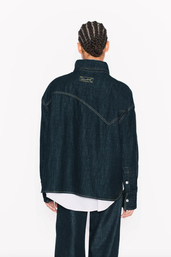 Egan Shirt Blue Denim