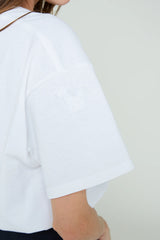 Chris Embroidery T-shirt White
