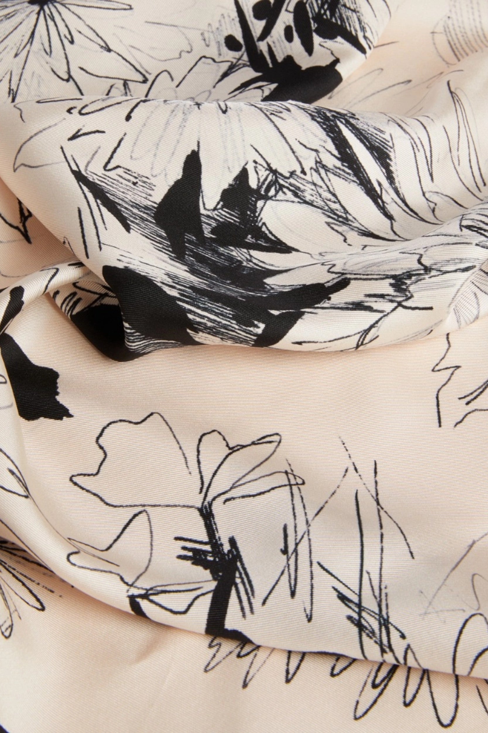 Nipponia Scarf Bianco Nero