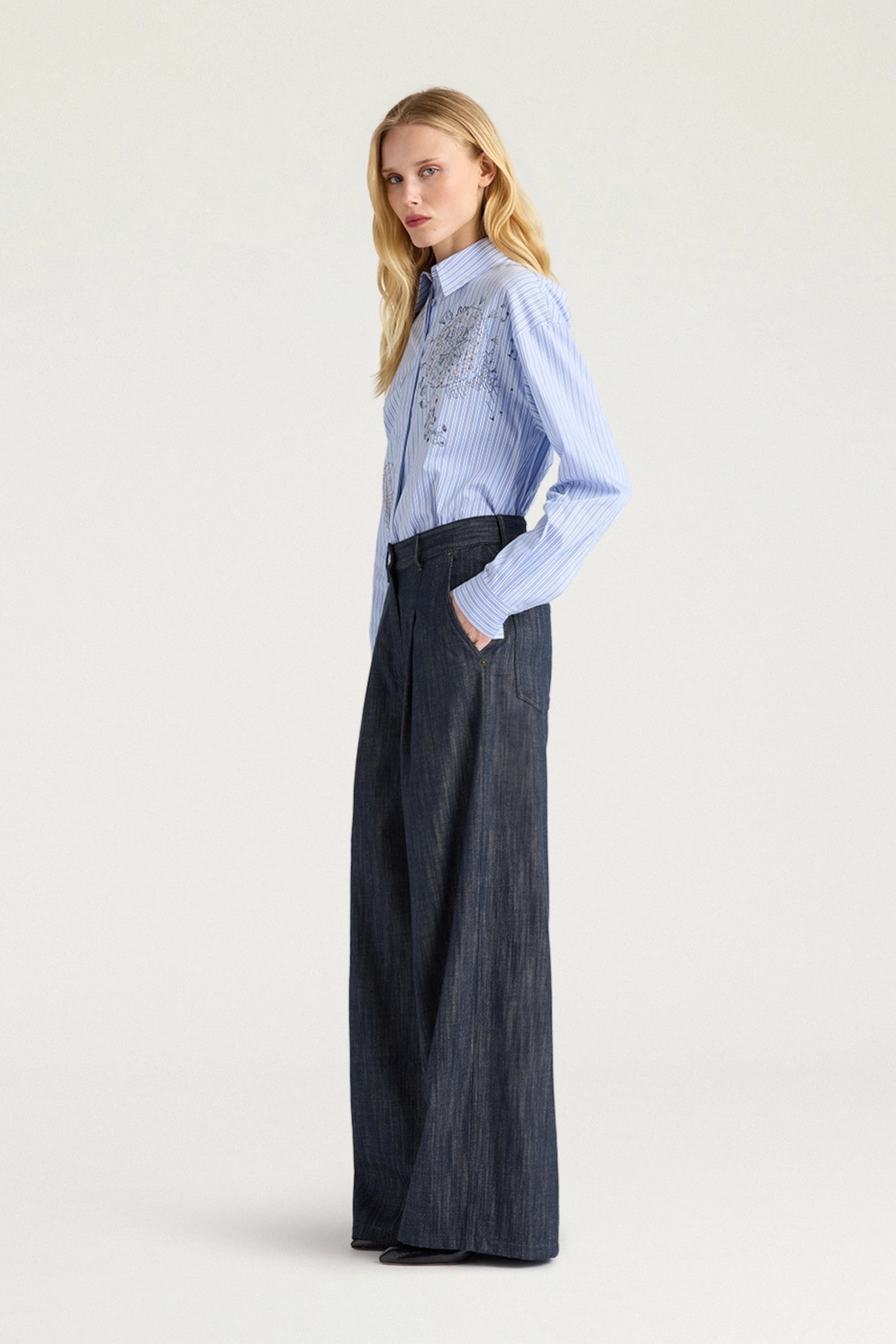 Oak Pants Blue Jeans