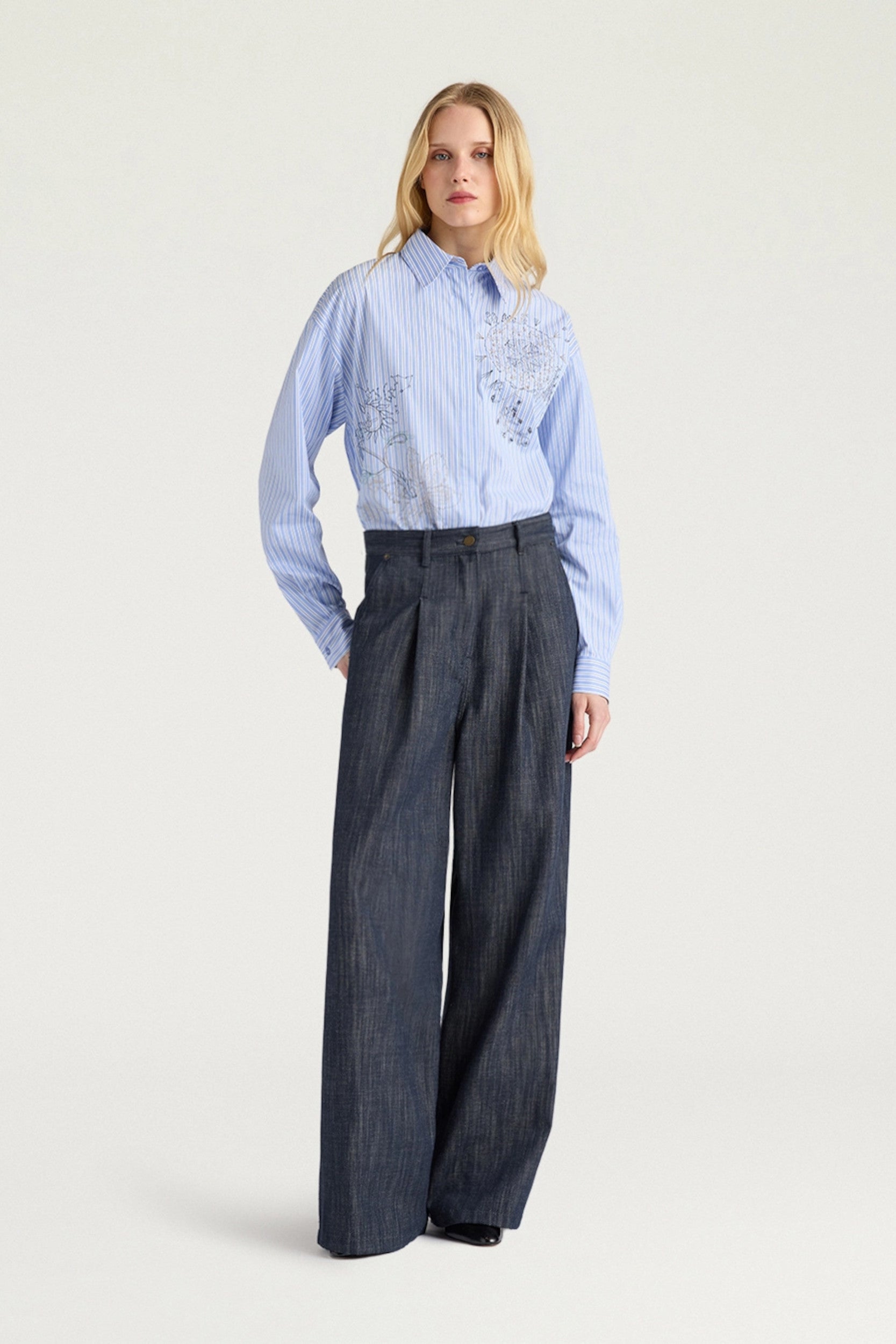 Oak Pants Blue Jeans