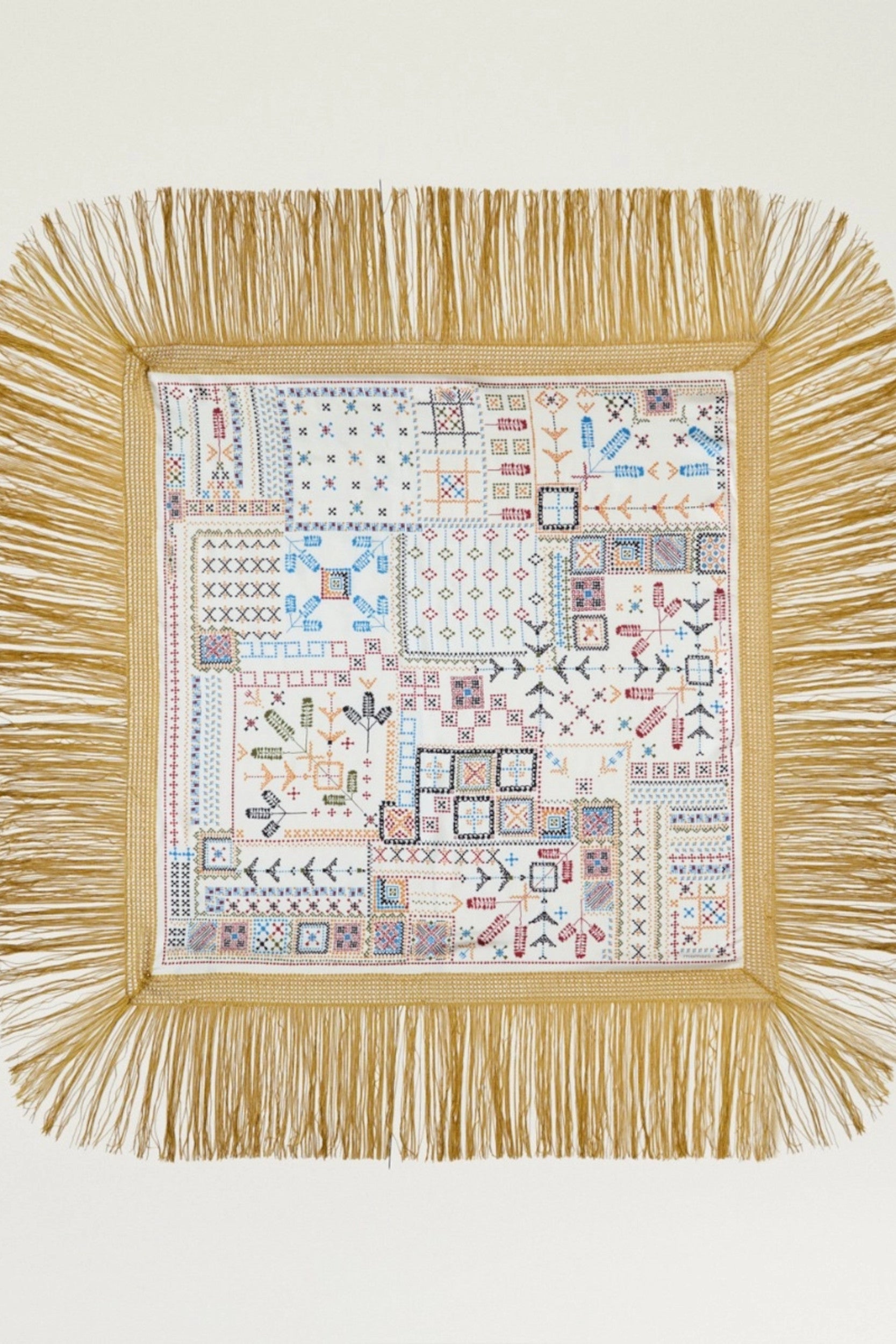 Rosa Scarf Panna Multico