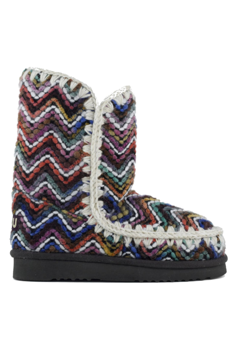 Eskimo 24 Wool Fabric Shoes Wool Mix Pink