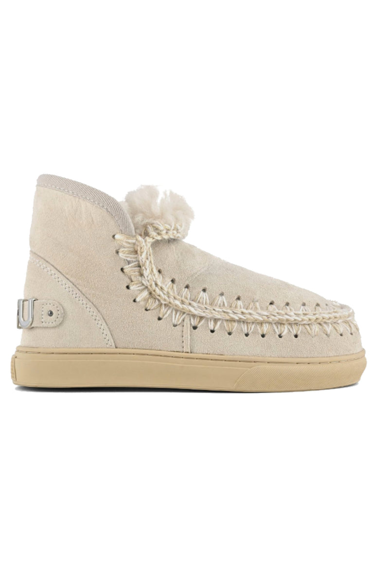 Eskimo Sneaker Big Metal Logo Shoes Chalk