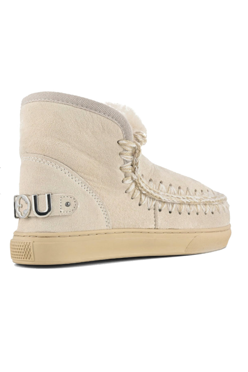Eskimo Sneaker Big Metal Logo Shoes Chalk