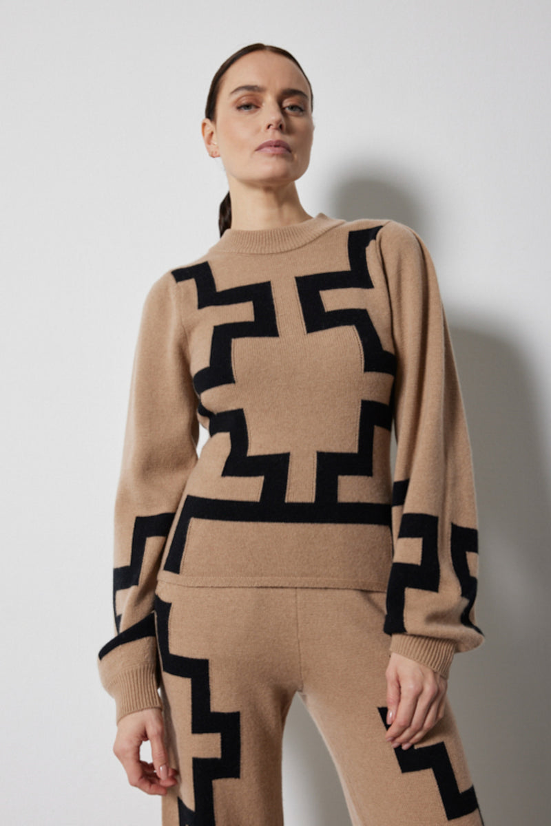 Kristi Sweater Tawny Black