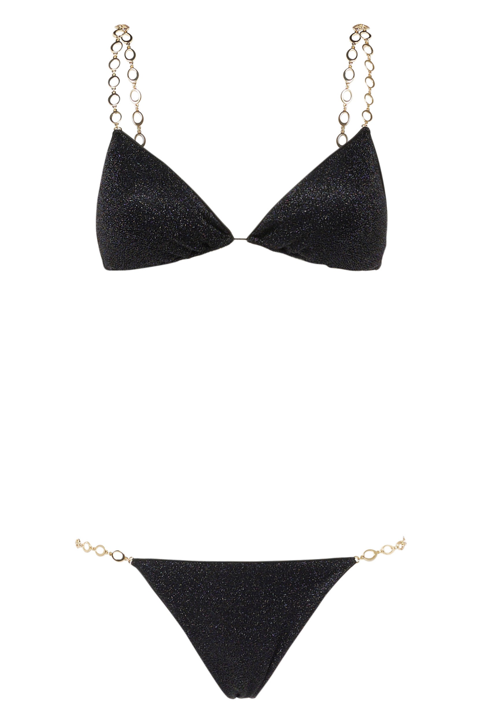 Oseree Light O Chain Two Piece Bikini Black - 100% Sisters