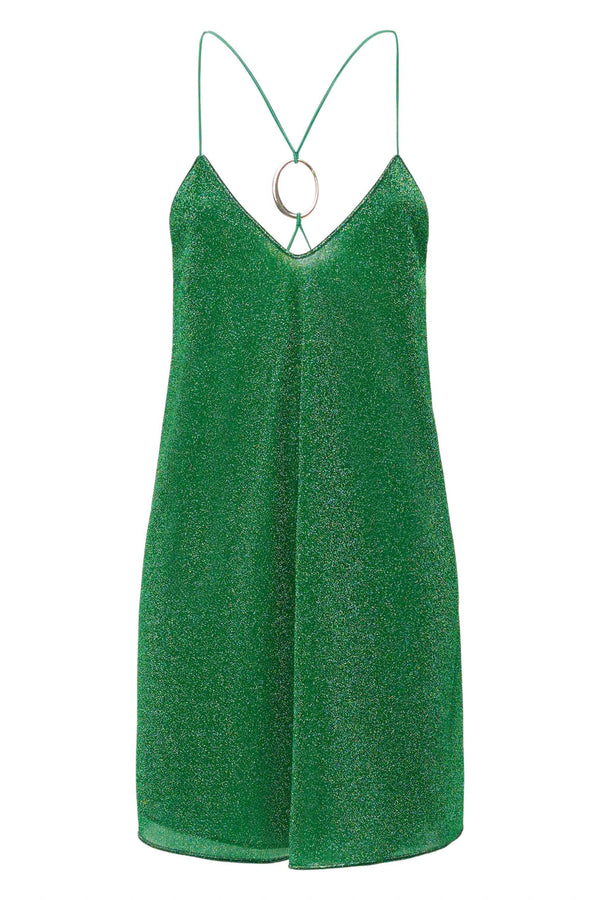 Light O Gem Short Dress Emerald Green