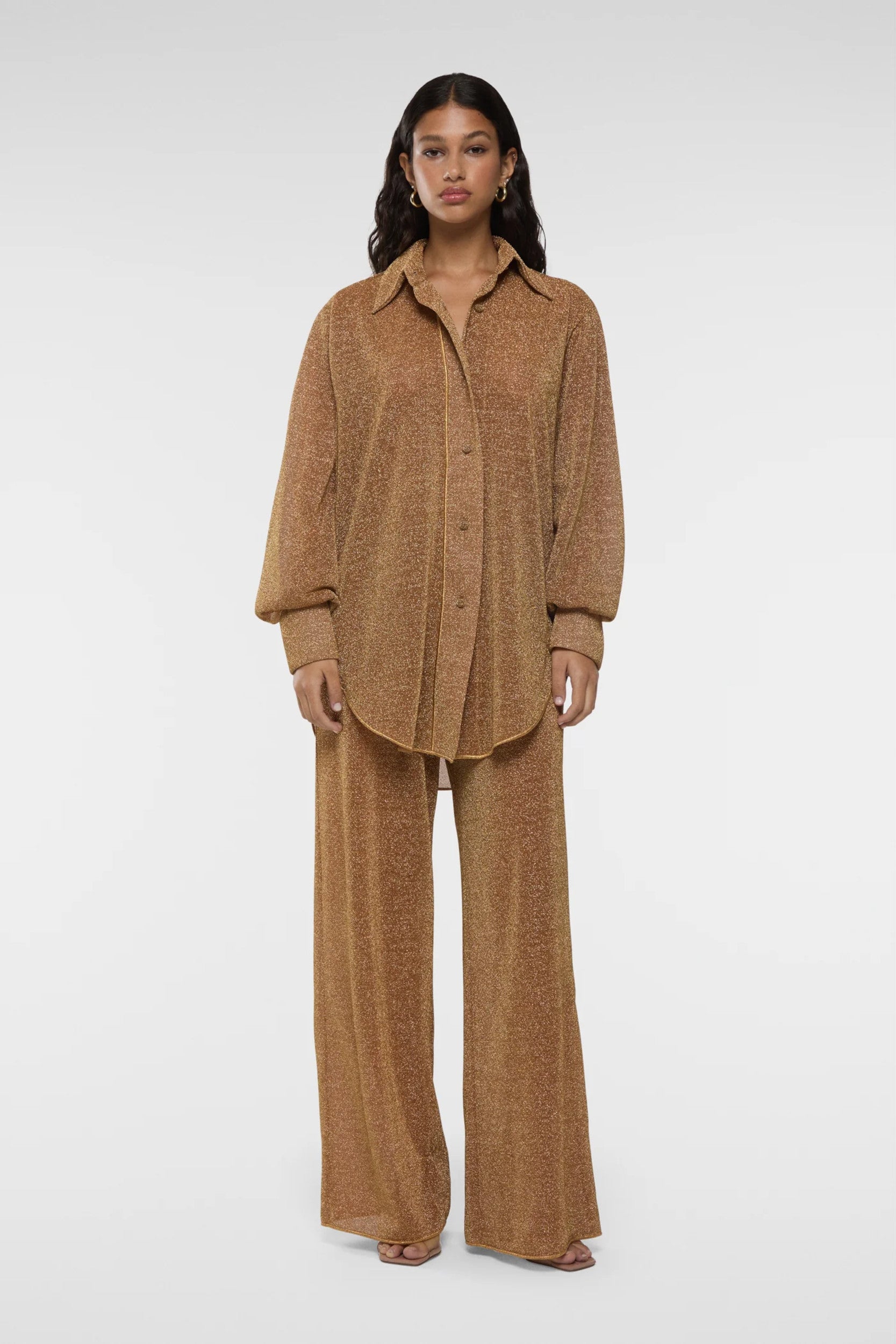 Pantalon léger caramel