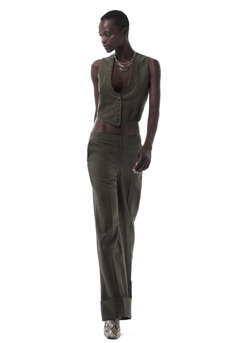 Nohra Trousers Wool Green