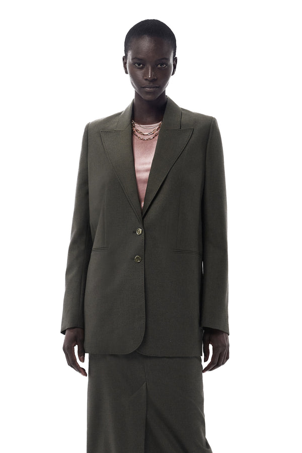 Sonia Blazer Wool Green